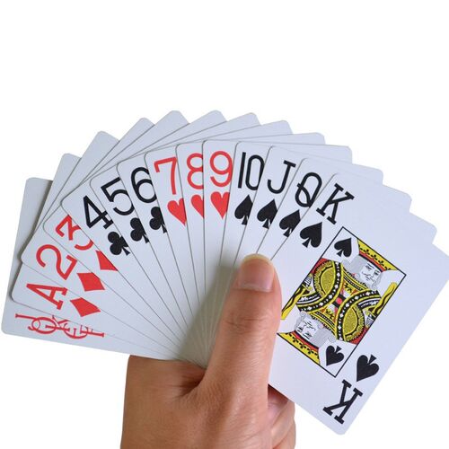 Texas Waterproof PVC Plastic Playing Card Set Durable Poker