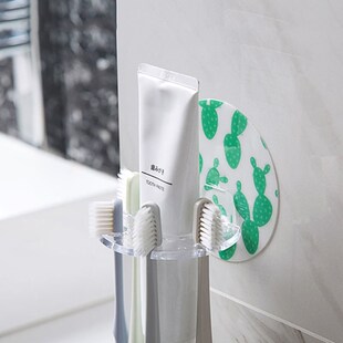 New Suction Toothbrush Holder Toothpaste Storage Rack Shaver