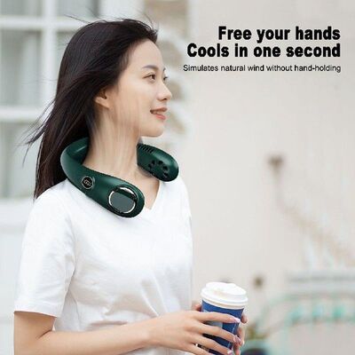 Rechargeable Bladeless Neck Fan Silent Portable Personal