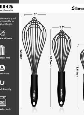 1pcs/3set Multifunctional Rotating Manual Whisk Mixer Mini P