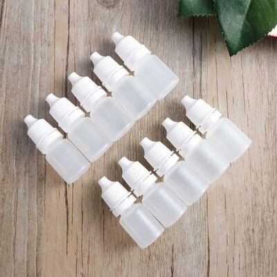 50pcs Empty Liquid Dropper Bottles Ldpe Plastic Squeeze Eye