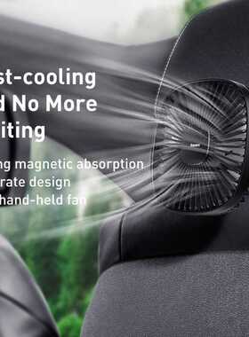 Baseus Magnetic Car Fan Cooler Car 360 Degree Rotating Silen