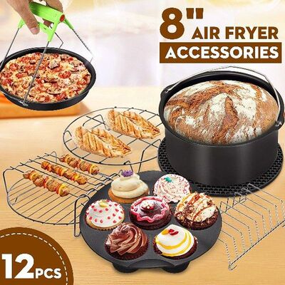 12pcs Air Fryer Accessories 8 Inch Fit for Airfryer