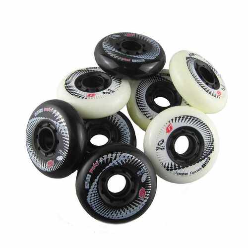 8 piece Original Hyper +G Concrete Inline Skate Wheels 84A 8