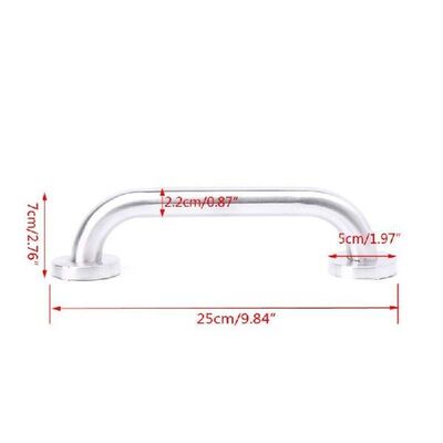 25cm Bathroom Shower Tub Handrail Stainless Steel Safety