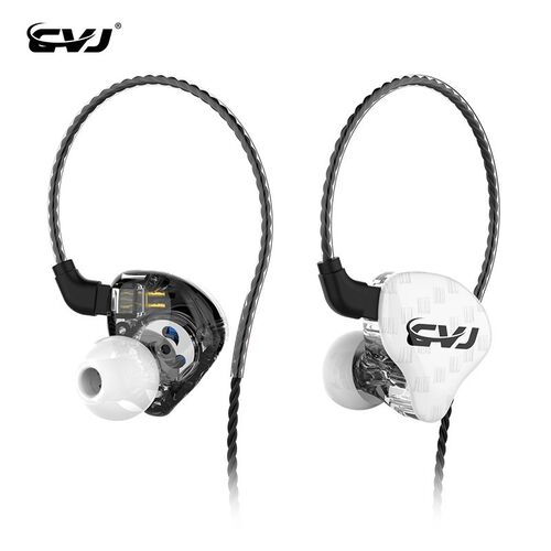 CVJ CSA 1BA+1DD Hybrid Driver HIFI In Ear Monitor Earphone w