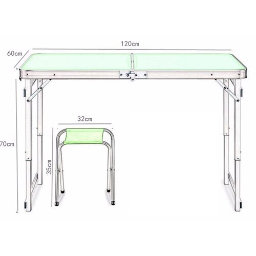 Outdoor Folding Table Chair Camping Aluminium Alloy Picnic
