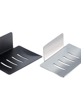 No Drilling Soap Dish Holder Stainless Steel Bathroom