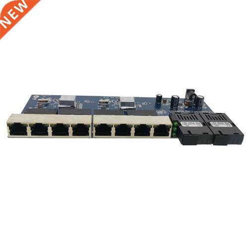 Reverse POE 2G8 RJ45 Gigabit Ethernet Switch Fiber Port SC C