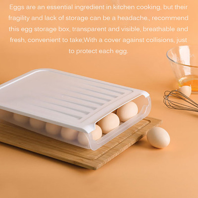 Eggs Case Refrigerator Food Dumplings Airtight Storage Conta