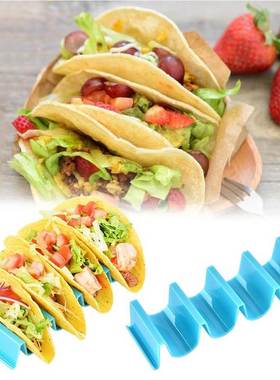 Colorful Plastic Taco Shell Holder Taco Stand Plate Protecto