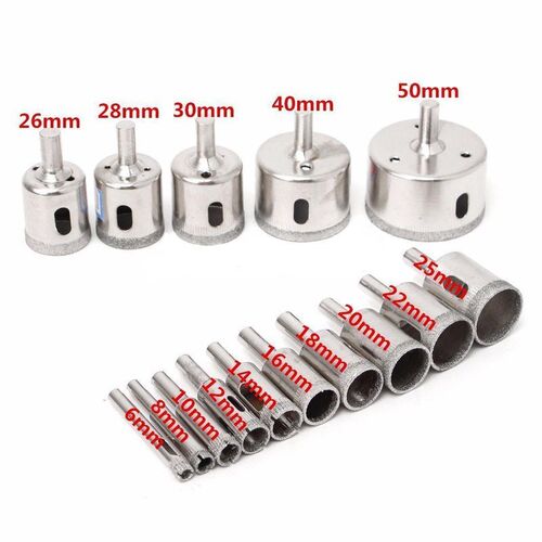 *Diamond Hole saw set Drill Bit tool 6mm-50mm for Tiles Marb