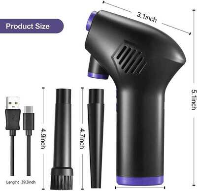 Cordless Air Duster Compressed Air Blower Electric Air Duste