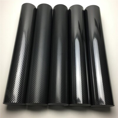 2D 3D 4D 5D 6D Carbon Fiber Vinyl Wrap Film Car Wrapping Foi