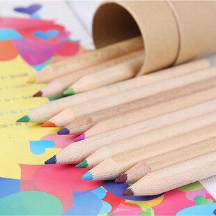 12 pcs/lot 12 New Colored Pencils for Kids School Supplies