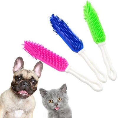 3Pcs Pet Grooming Brush Professional Bathing Massaging Hair
