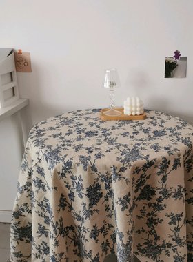 Idyllic Tablecloth Retro French Rectangular Room Decoration