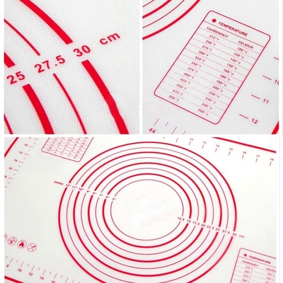 .. Non Stick Silicone Baking Mat Rolling Pastry Mat Sheet K