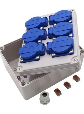 Outdoor Household Waterproof Electrical EU 10A Multi-Functio