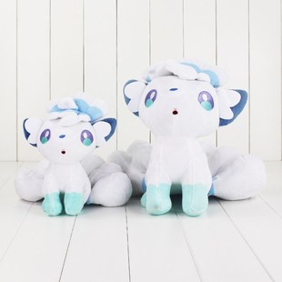 15 30cm Anime Vulpix White Fox Plush Toy Animal Sixtails Fo