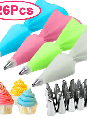 Juego de bolsas de pastelería de silicona para co