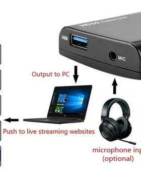 EZCAP 266 HDMI Video Capture Box Live Streaming Capture Devi