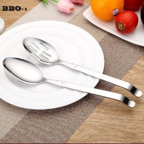 Stainless steel Salad spoon set Dinner Serving Spoon Soup