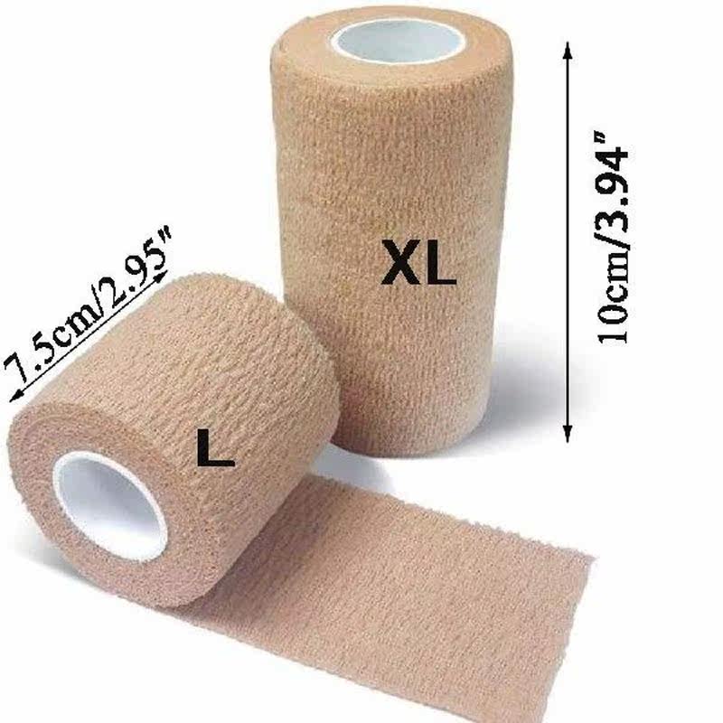 3roll pet dog livestock flexible self adherent cohesive