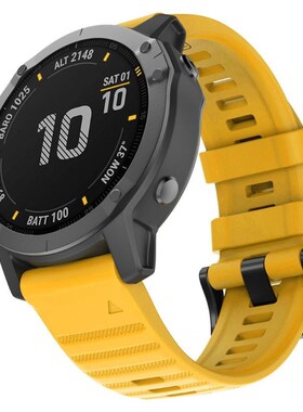 22mm Watch Strap Silicone Wrist Band for Gar-min Fenix6/5/5P