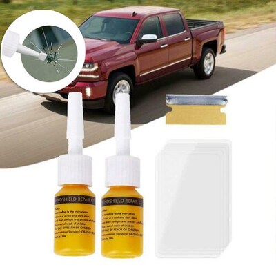 1 Set Window Glass Repair Kit Phone Screen Curing Fluid Too