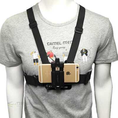 2020 New Mobile Phone Chest Mount Harness Strap Holder Cell