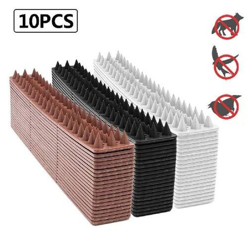10pcs Plastic Bird Spike Wall Fence Spikes Yard Bird Spikes