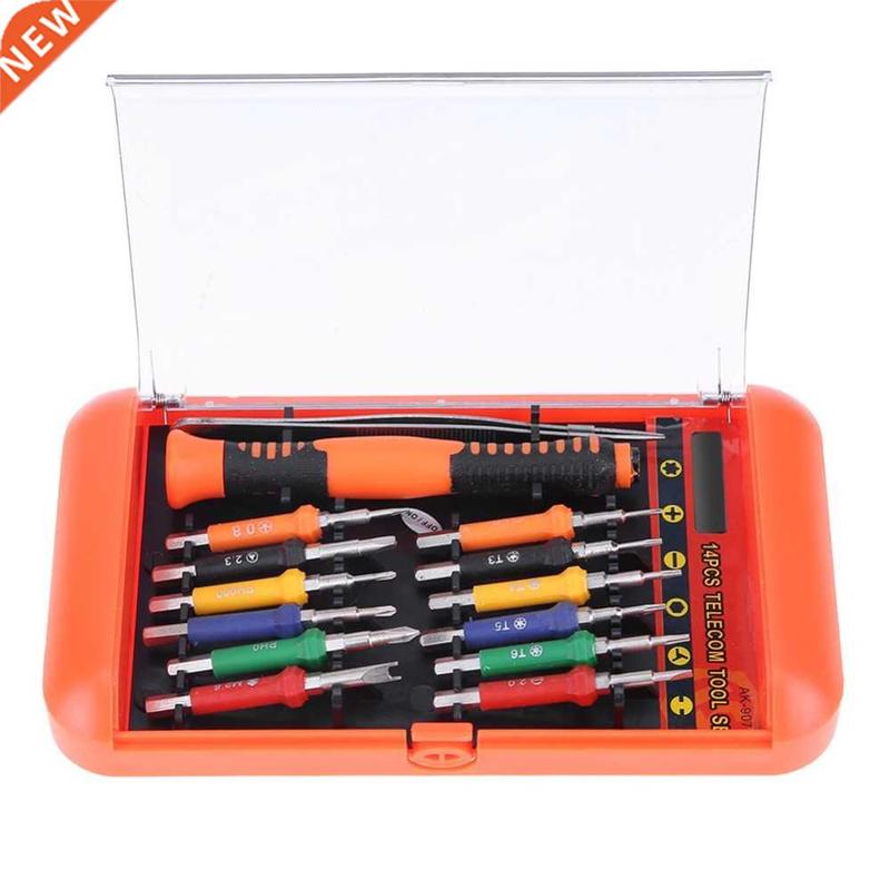 14pcs Bits Set Tweezer Phone Computers Repair Tools Kits