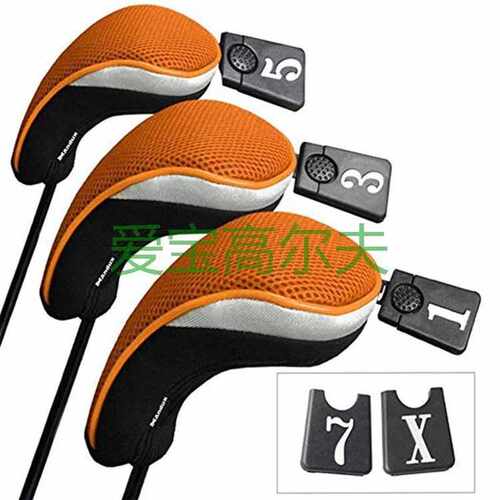 3Pcs/Set Club Heads Cover Soft Wood Golf Club Driver Headcov