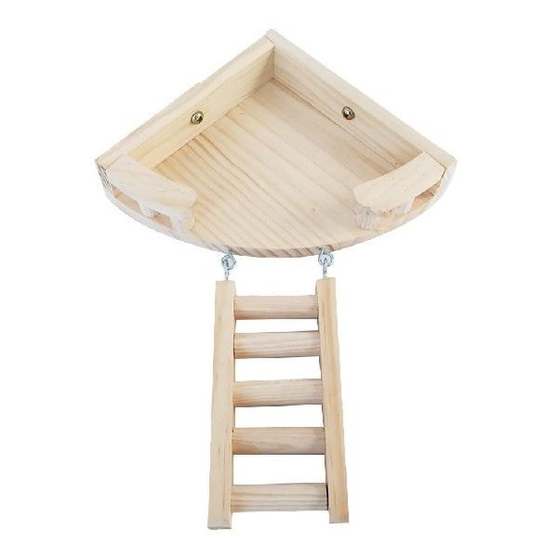 Hamster Platform and Ladder Set Wood Hamster Platform Stand