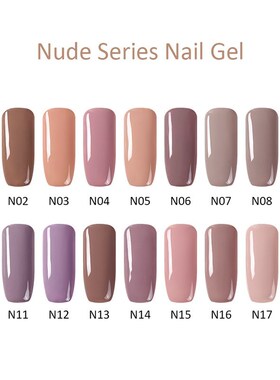 Clou Beaute Nude Series Gel Polish Set For Manicure UV Gel