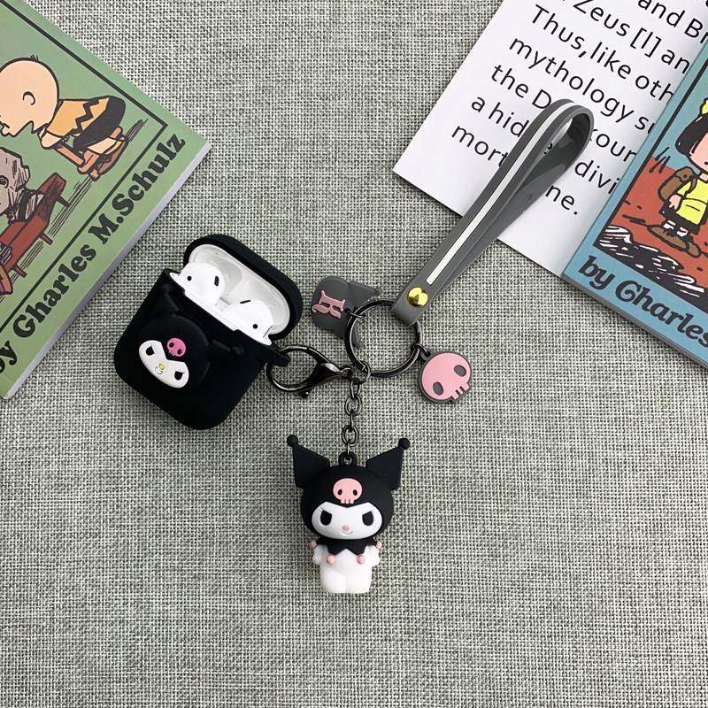 japan cute cartoon kuromi badtz maru headphone cover for ap