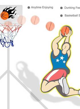 Children Kids Mini Basketball Hoop Suck Wall-Mounted Stand