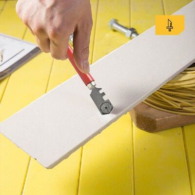 Multifunctional Six-wheel Glass Cutter Head 6 Wheels Tipped