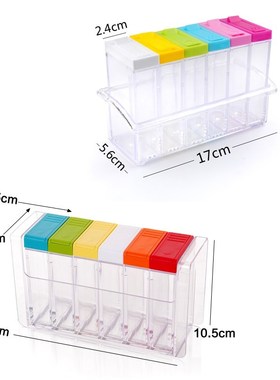 Spice Jar Seasoning Box Kitchen Spice Storage Bottle Jars Tr