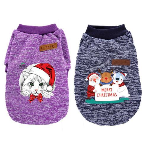 Cartoon Pet Dog Clothes Knitwear Dog Sweater Soft