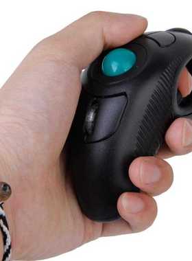 Digital 2.4GHz Wireless Trackball Mouse Ergonomic Design Fin