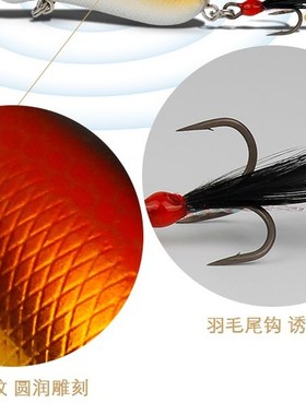 CC60 Crankbait Fishing Slow Sinking 60mm/9.5g Wobbler Bait C