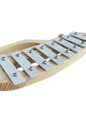 Hand Knock Xylophone Glockenspiel with Mallets 8 Tones Alumi
