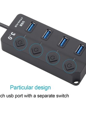 Hannord USB Hub 3.0 High Speed 4 / 7 Port USB 3.0 Hub Splitt