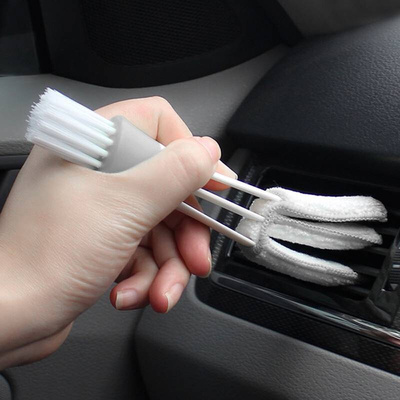 VODOOL Double Ended Car Cleaning Brush Air Conditioner Vent
