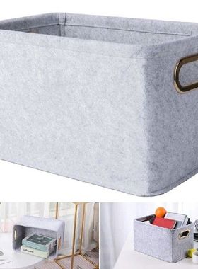 Collapsible Storage Bins Foldable Felt Storage Basket