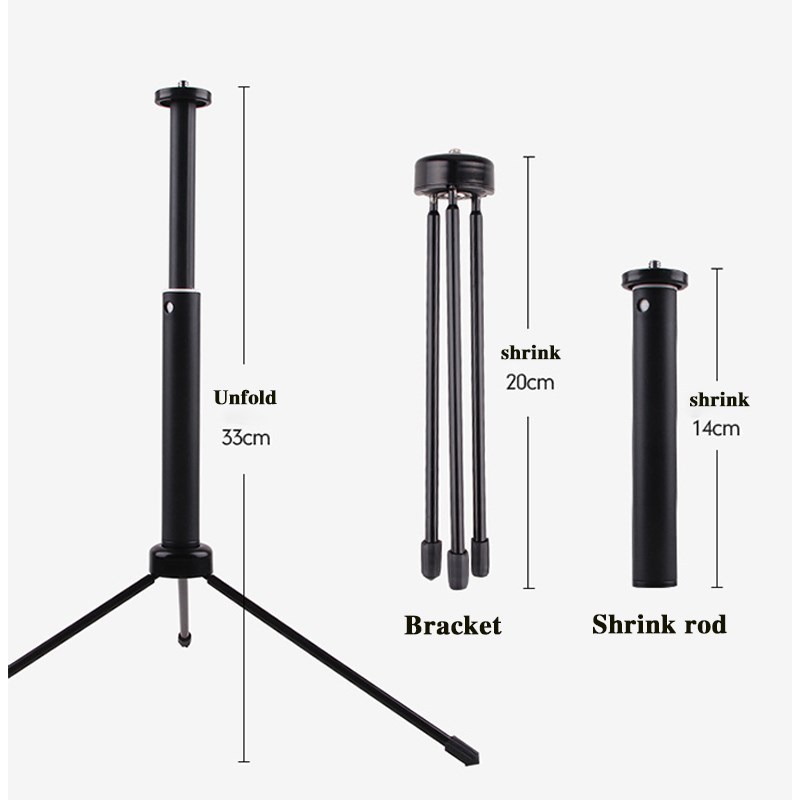 Dimmable LED Selfie Ring Light with Tripod photographi light