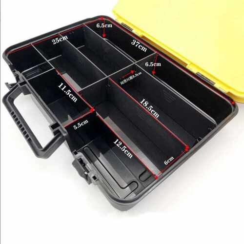 2021 Large-Capacity Double-Layer Fishing Tackle Box Multifun