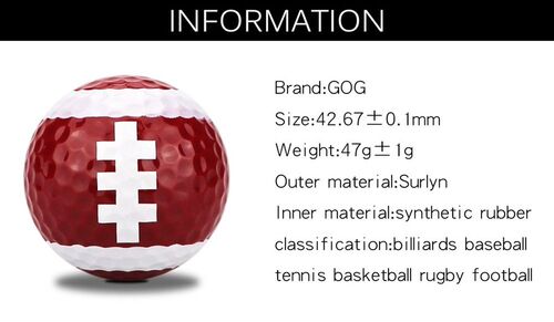 6pcs / bag Golf Sports Practice Golf balls Two layers Gol